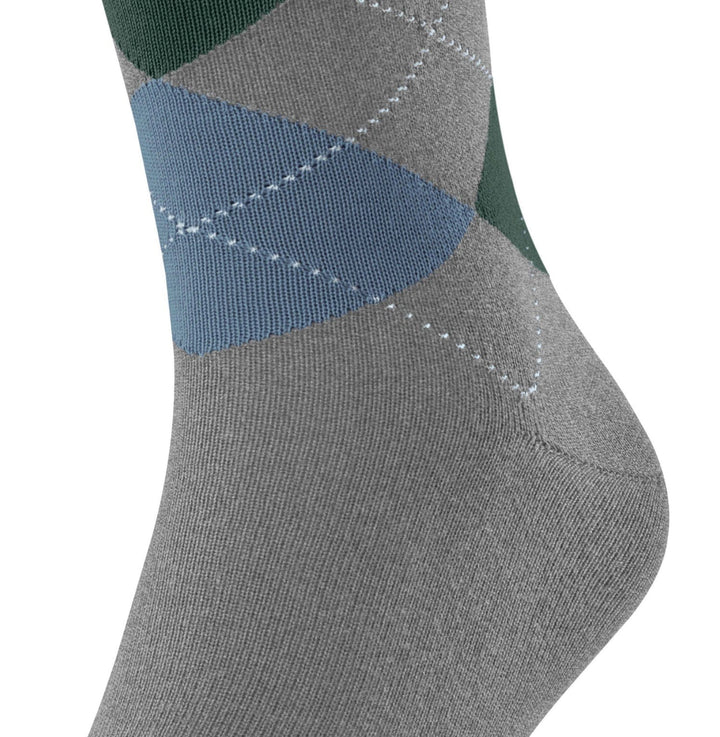 Falke mens socks Light Grey Mel / 43-46 (9.5-12) Falke Sensitive Argyle Men Socks