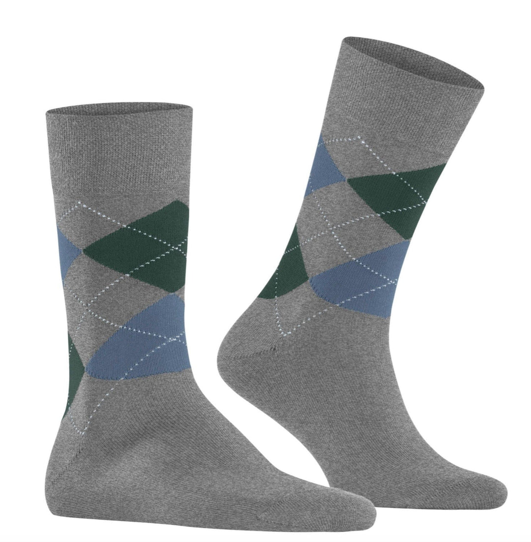 Falke mens socks Light Grey Mel / 43-46 (9.5-12) Falke Sensitive Argyle Men Socks