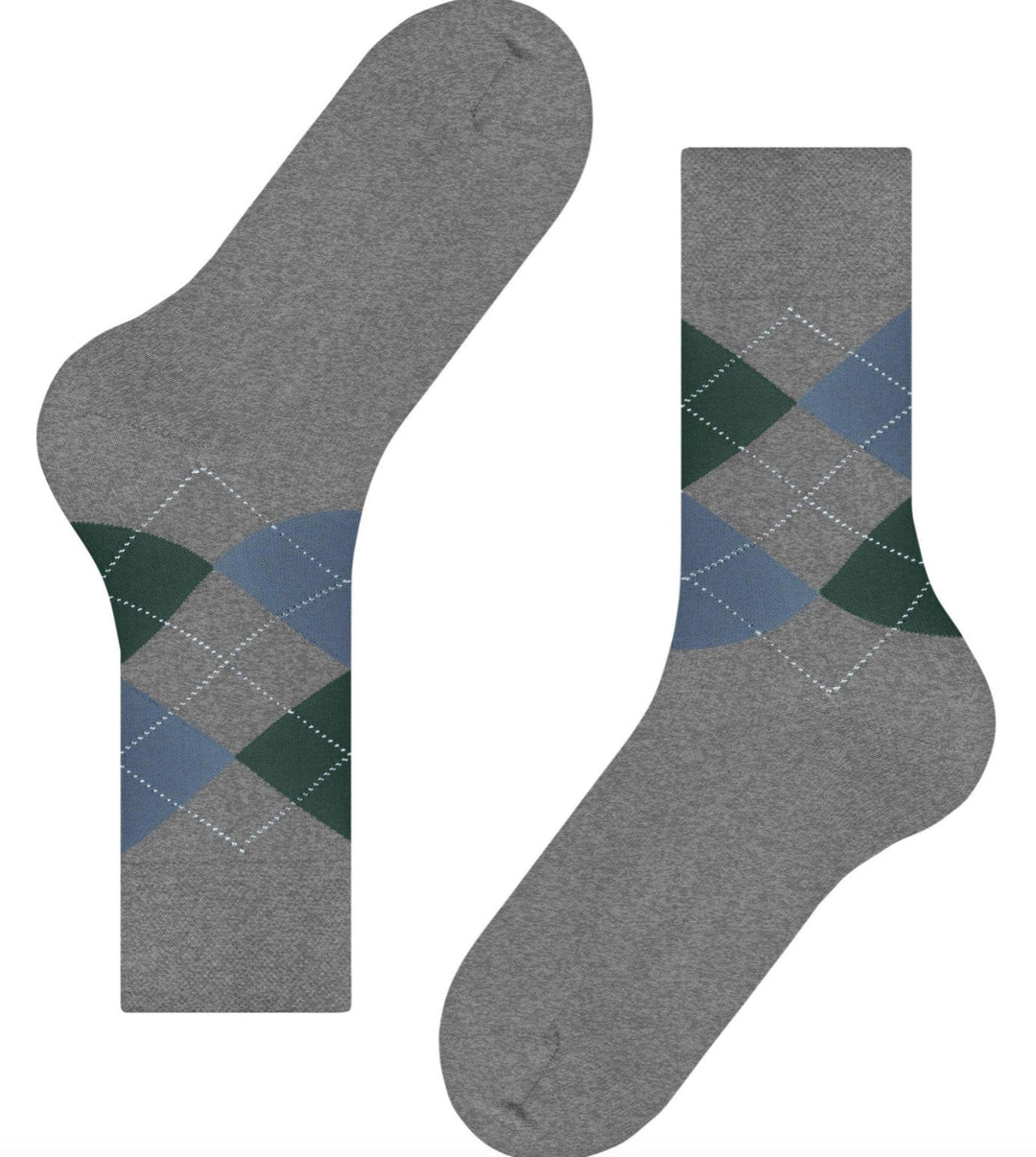 Falke mens socks Light Grey Mel / 43-46 (9.5-12) Falke Sensitive Argyle Men Socks