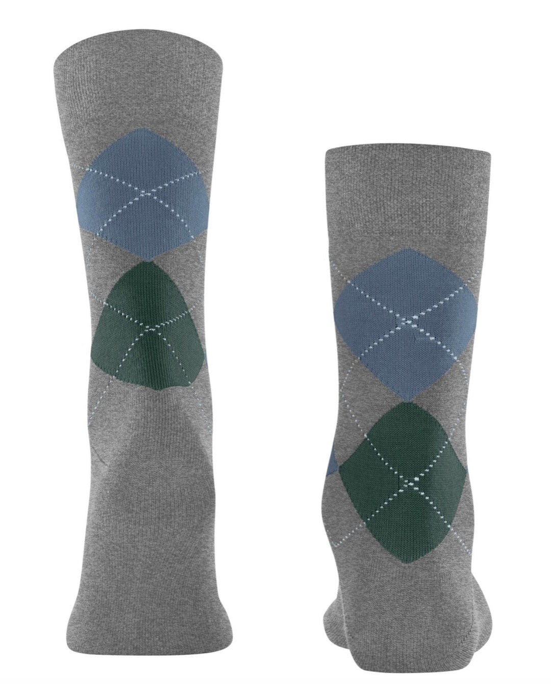 Falke mens socks Light Grey Mel / 43-46 (9.5-12) Falke Sensitive Argyle Men Socks