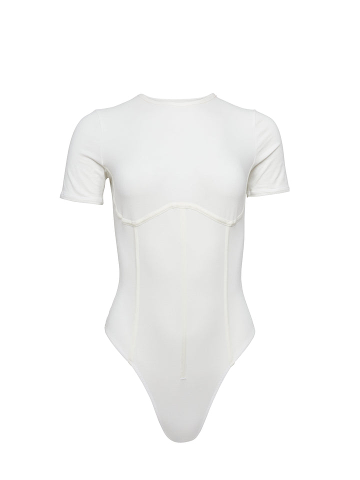 Fleur du Mal bodysuit Black / S Fleur du Mal Organic Cotton T-Shirt Bodysuit