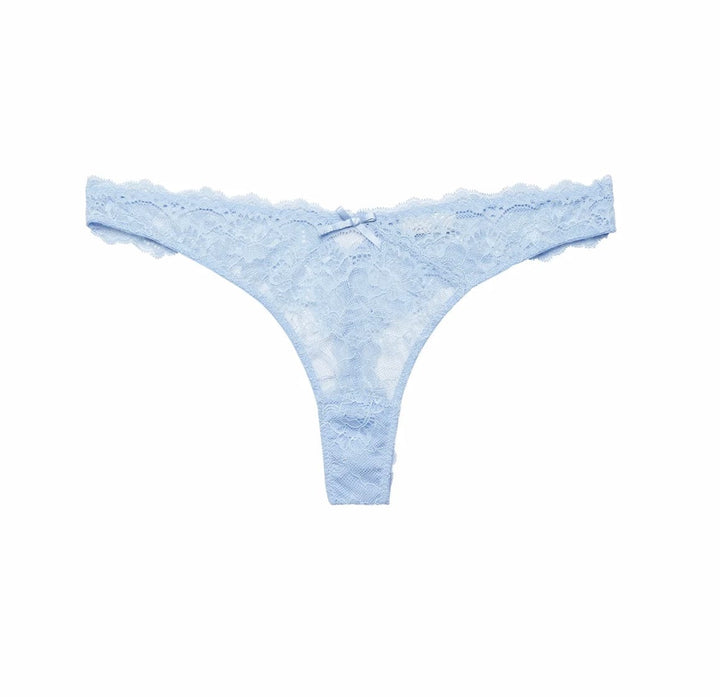 Fleur du Mal thong Forget Me Not / S (2) Fleur du Mal Bianca Lace Thong- PREORDER