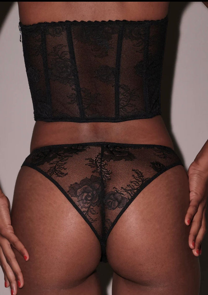 Fleur du Mal Underwear Fleur du Mal Bouquet Lace Cheeky