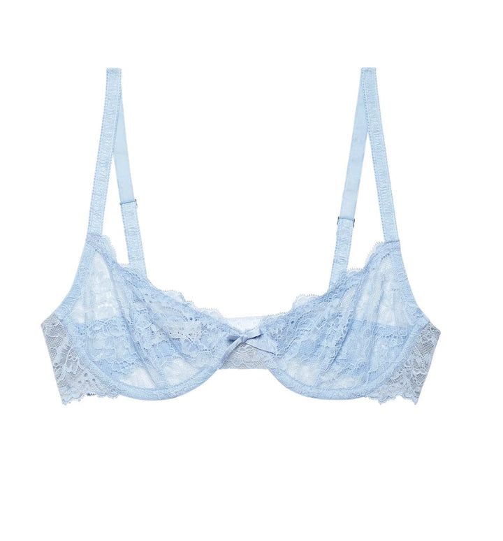 Fleur du Mal underwire bra Forget Me Not / 32C Fleur du Mal Bianca Lace Bra- PREORDER