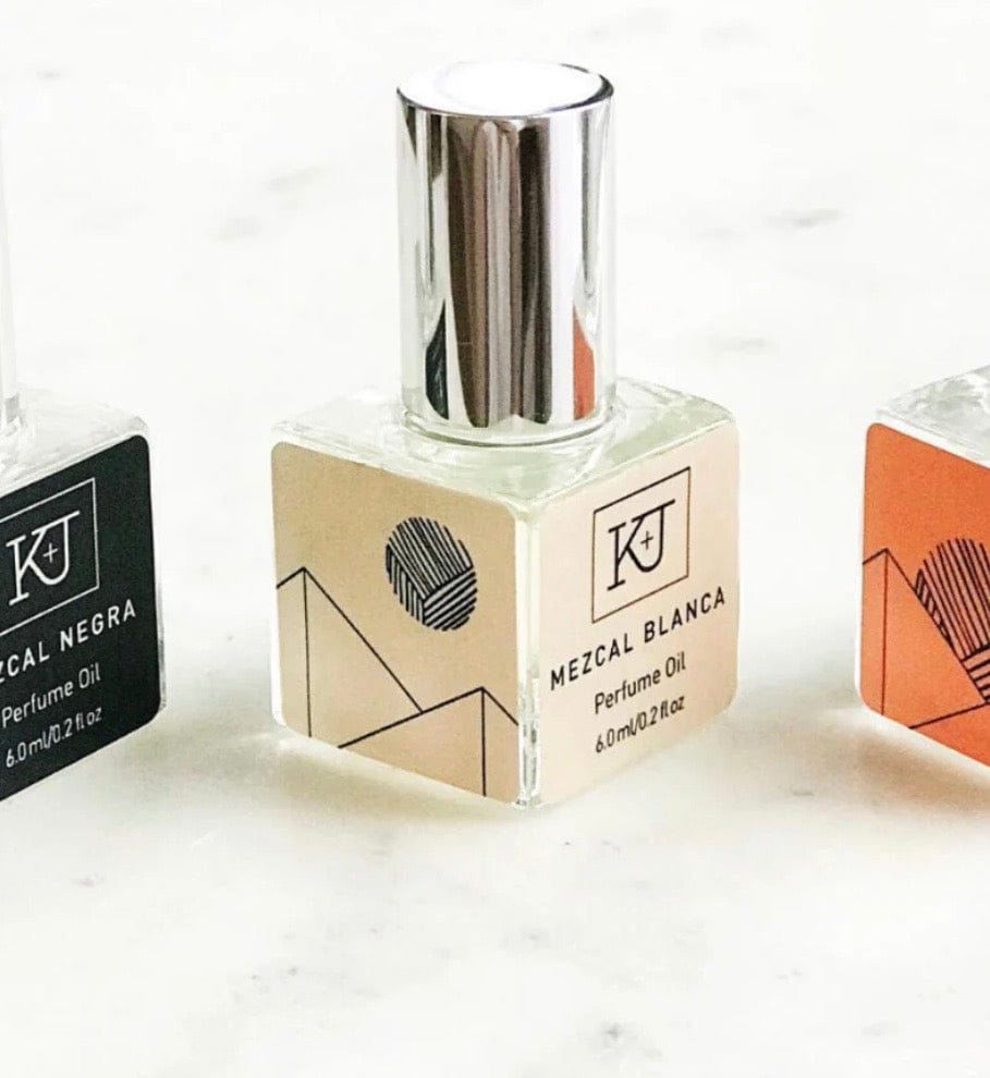 Kelly + Jones Fragrance Oil 0.2 fl. oz./ 6 ml. Kelly + Jones Mezcal Blanca Perfume Oil Roll-On