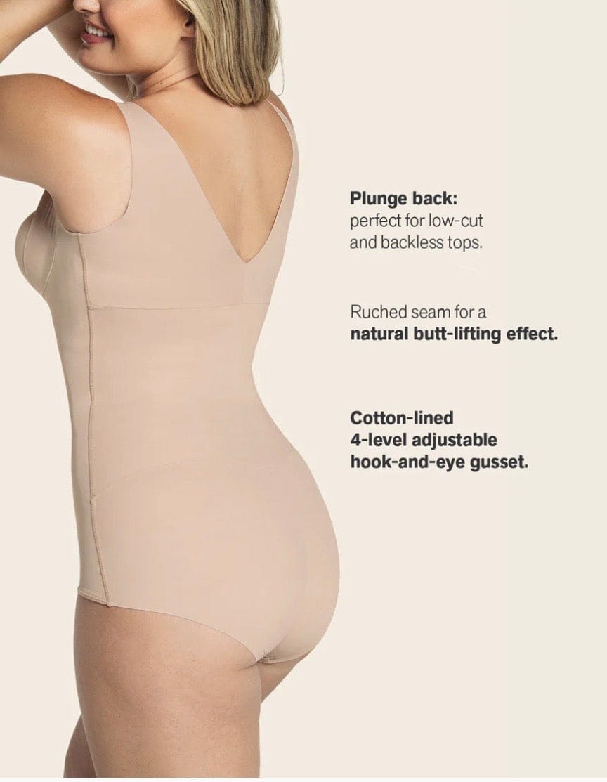 Leonisa Shapewear Leonisa Plunge Back Classic Sculpting Body Shaper