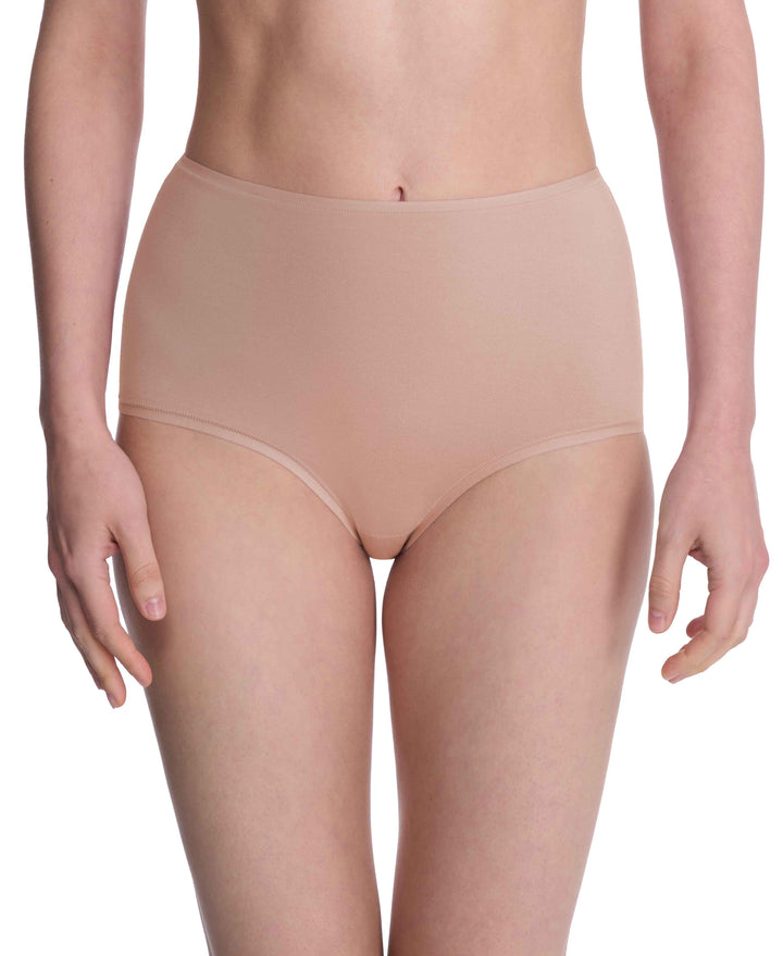 Natori brief Cafe / S Natori Bliss Bare Cotton High Waist Brief