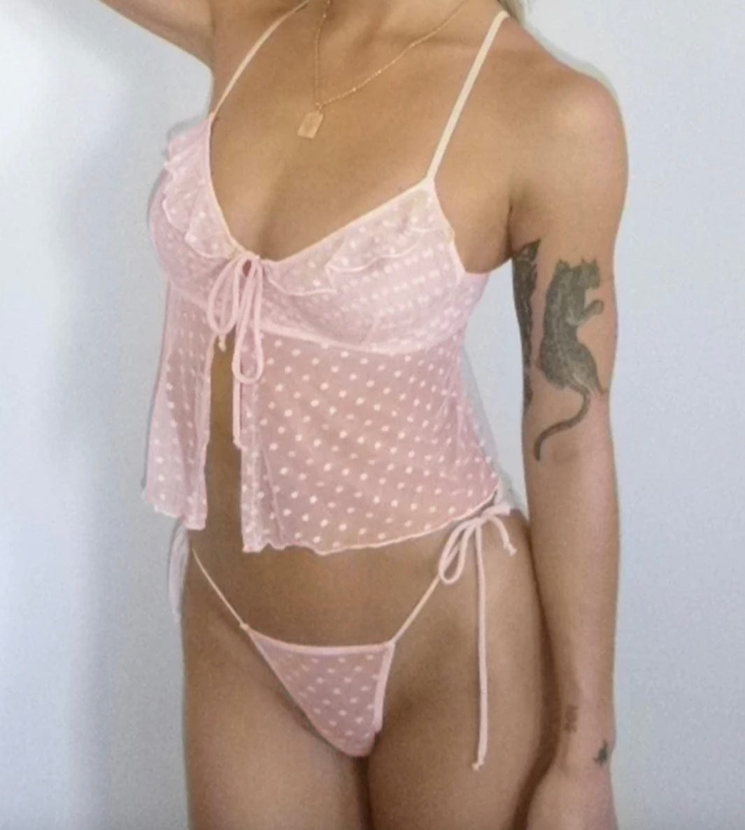 Only Hearts brief Petal Pink / S Only Hearts Coucou Lola String Bikini