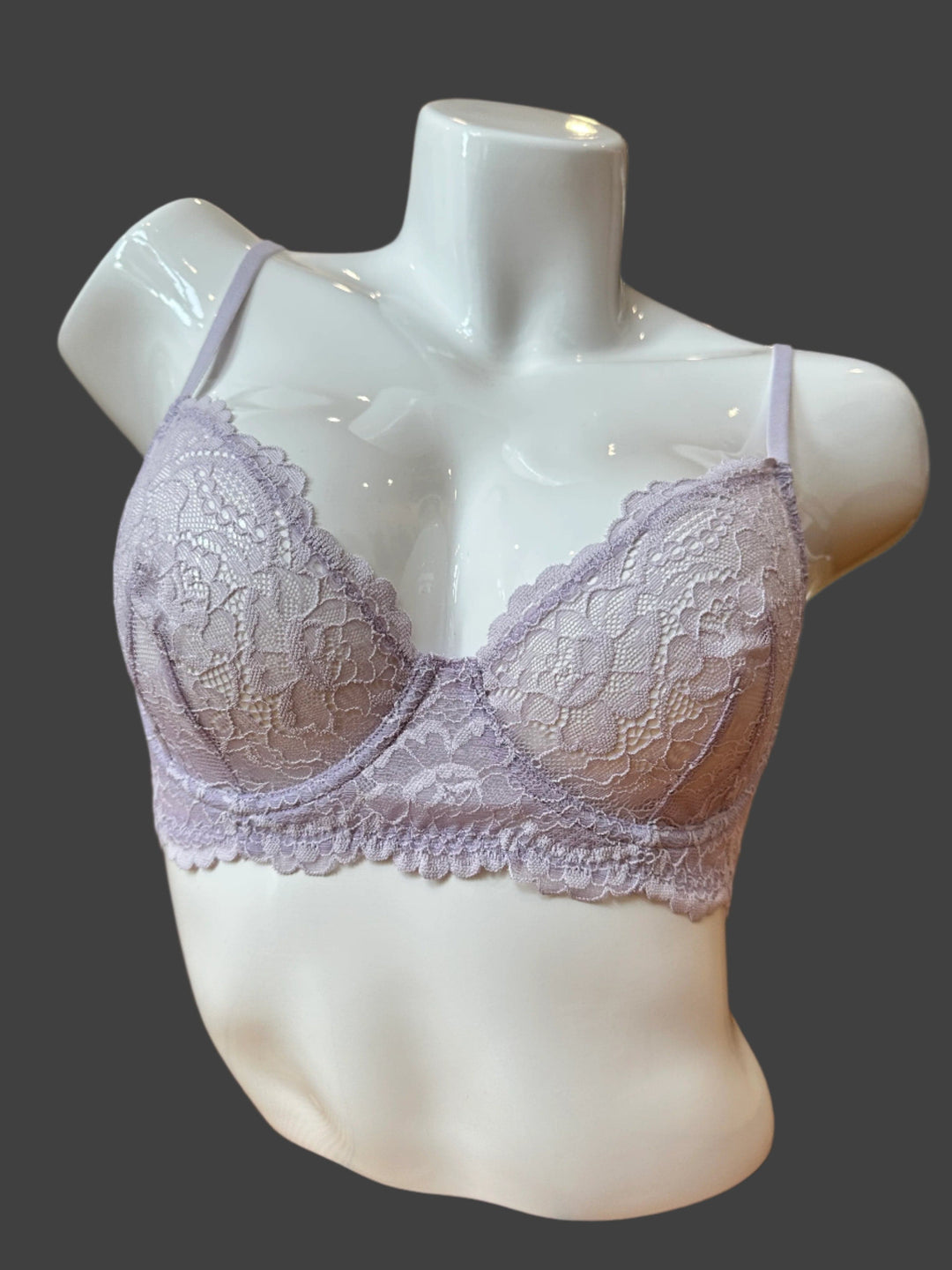 Samantha Chang underwire bra Whispering Lilac / 32C Samantha Chang All Lace Underwire Bra