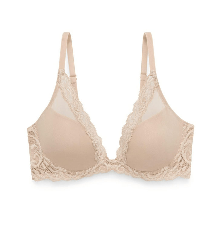 Natori underwire bra Café / 32A Natori Feathers Plunge Underwire Bra