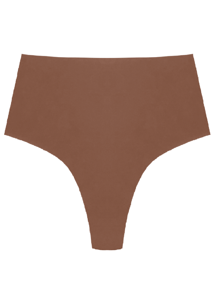 Panty Promise thong Mocha / S Panty Promise Everyday Organic Cotton High Waisted Thong