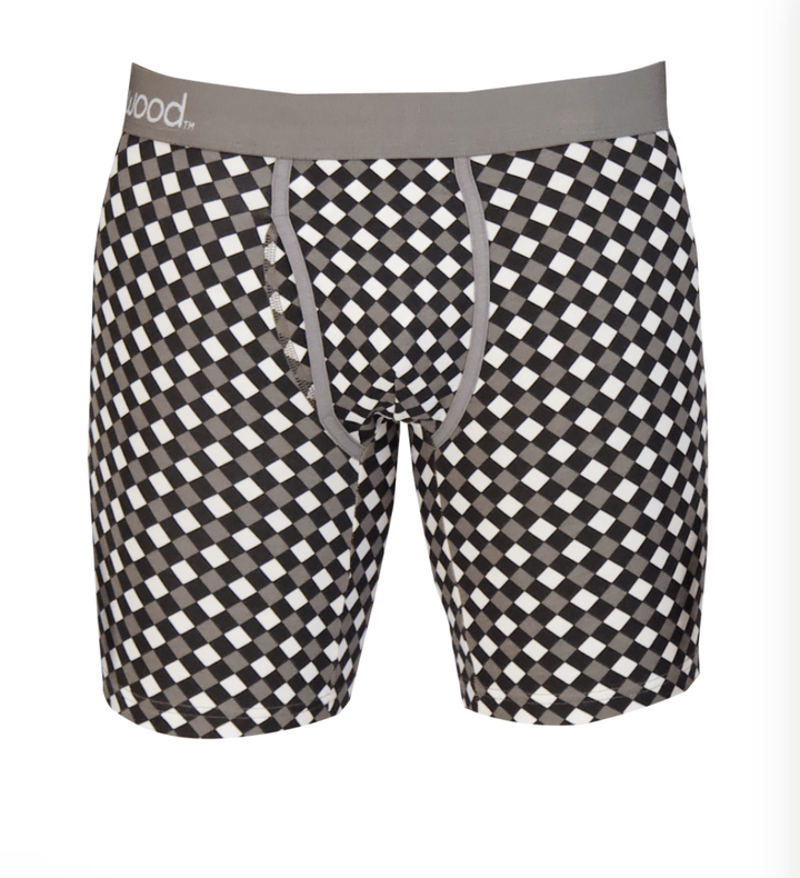 Wood Underwear mens underwear Black and White Dimension / S Wood Biker Brief