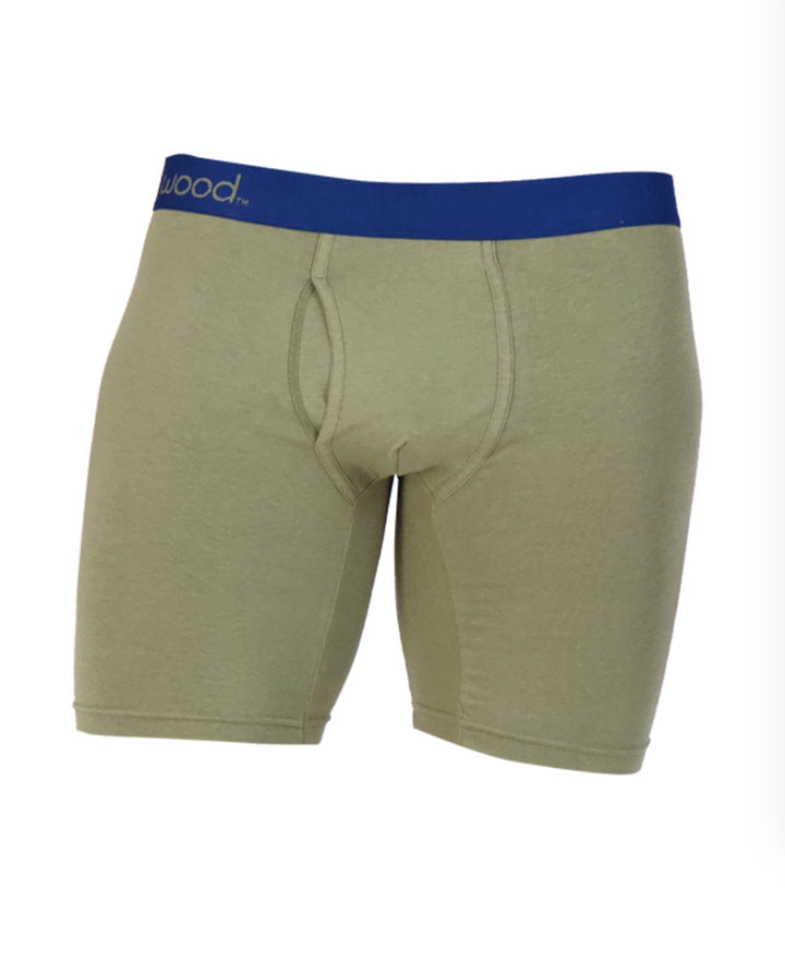 Wood Underwear mens underwear Olive with Fly / M Wood Biker Brief