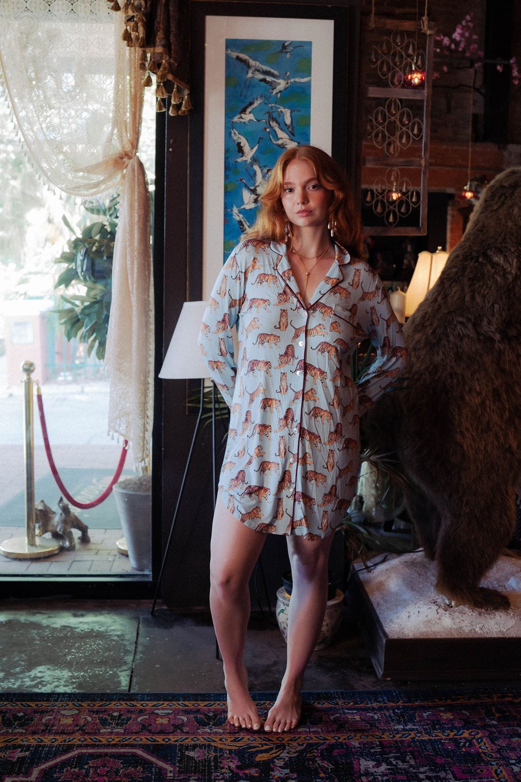 Kilo Brava Modal Tiger Sleepshirt