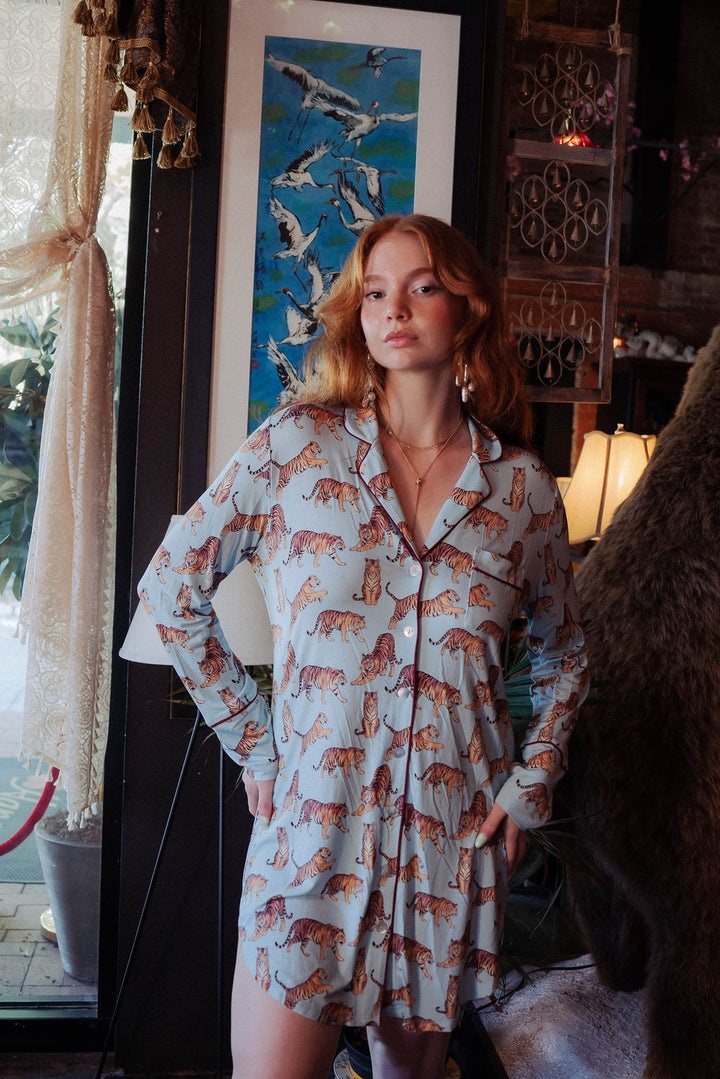 Kilo Brava Modal Tiger Sleepshirt