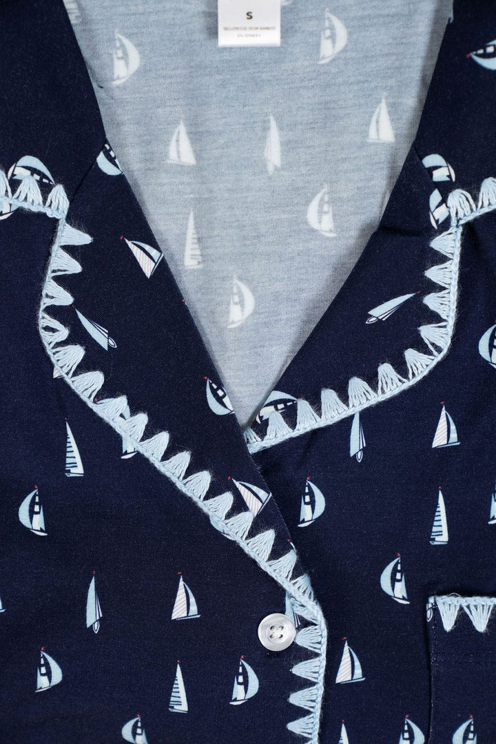 Aspen Dream Pajamas Aspen Dream Cute Stitching Boat Pajama Set