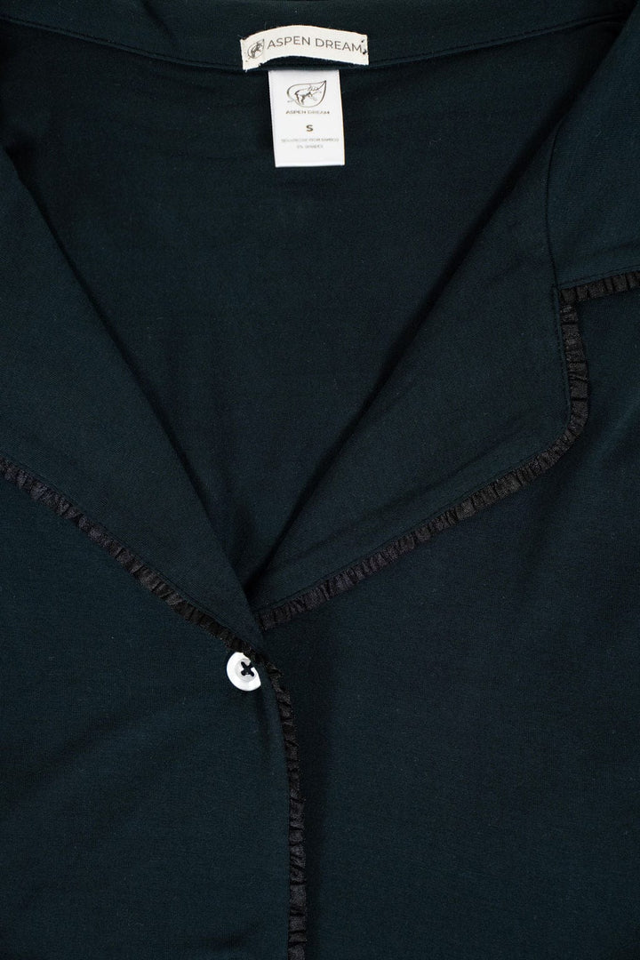 Aspen Dream Pajamas Aspen Dream Grace Long Pajama Set-Black