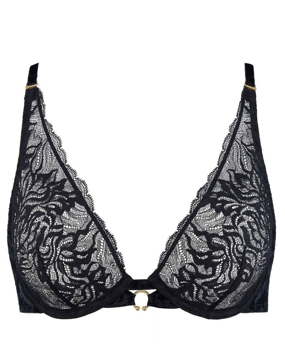 Aubade Bras Blackbird / 32D Aubade The Night Before Underwire Triangle Bra