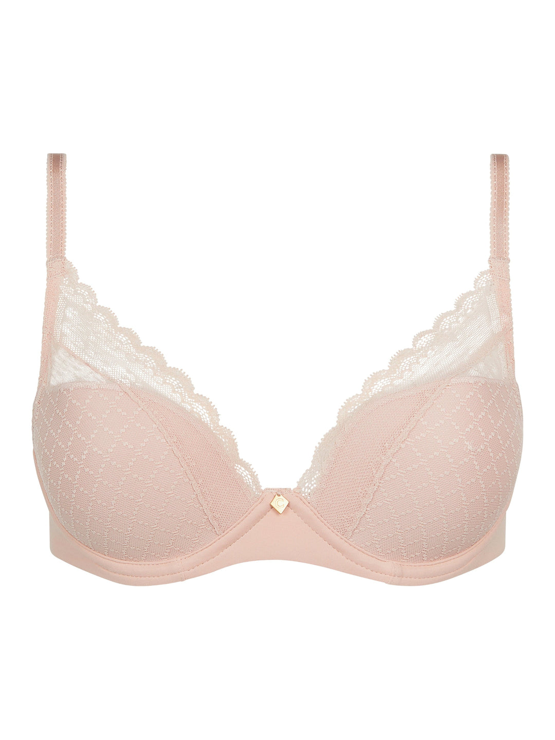 Chantelle underwire bras Nude Rose / 32D Chantelle Norah Chic Plunge T-Shirt Bra