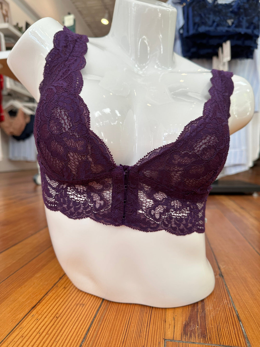 Clo Intimo bralette Plum Purple / S CLO intimo Fortuna Front Close Bralette