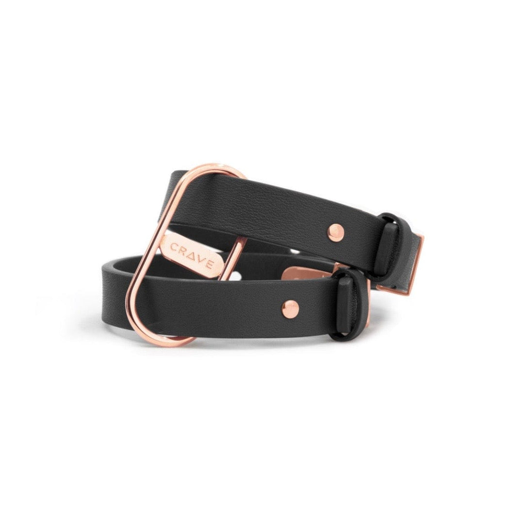 Crave hand cuffs Black & Rose Gold Crave ICON Cuffs