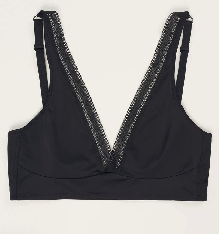 Else bralette Black / S Else Nano Soft Cup Plunge Bra