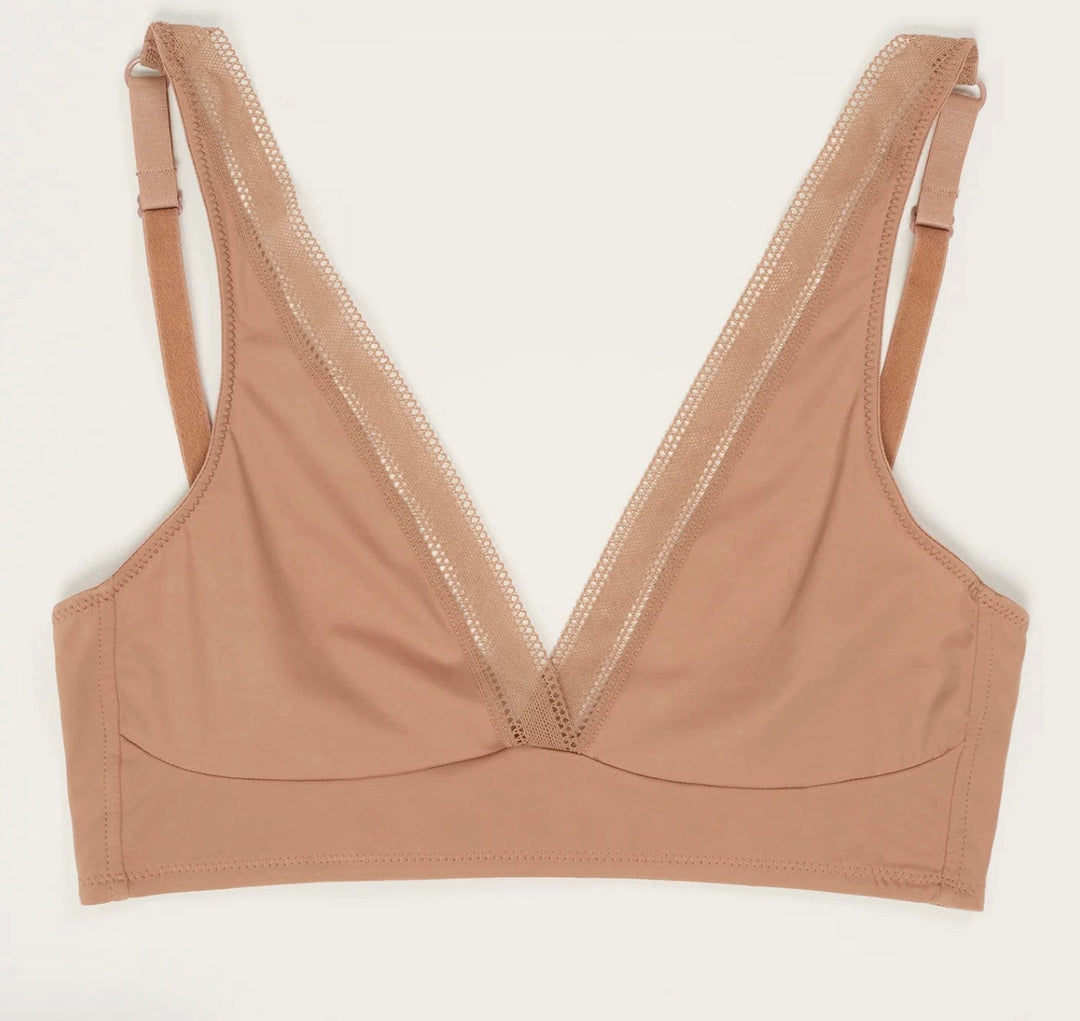 Else bralette Bronze / S Else Nano Soft Cup Plunge Bra