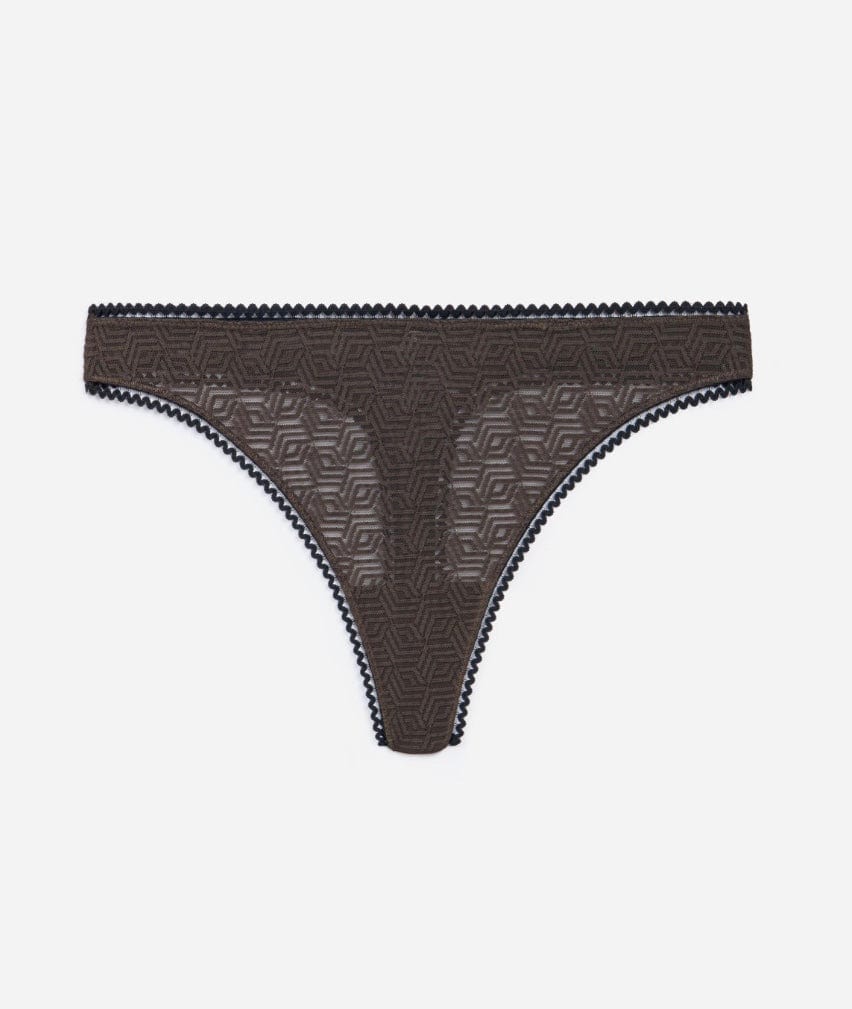Else thong Turkish Coffee / S Else Synergy Thong- Turkish Coffee