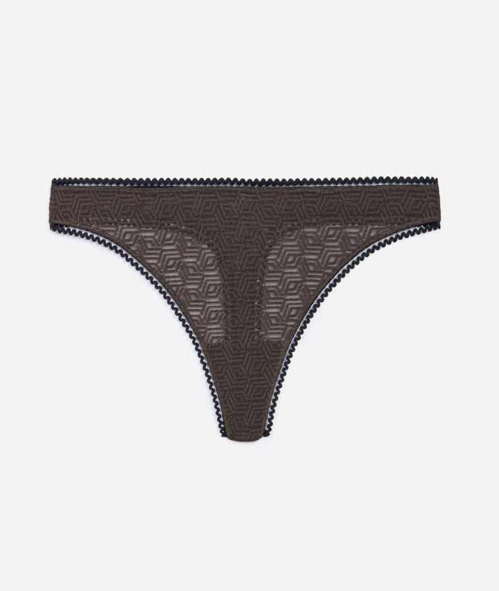 Else thong Turkish Coffee / S Else Synergy Thong- Turkish Coffee