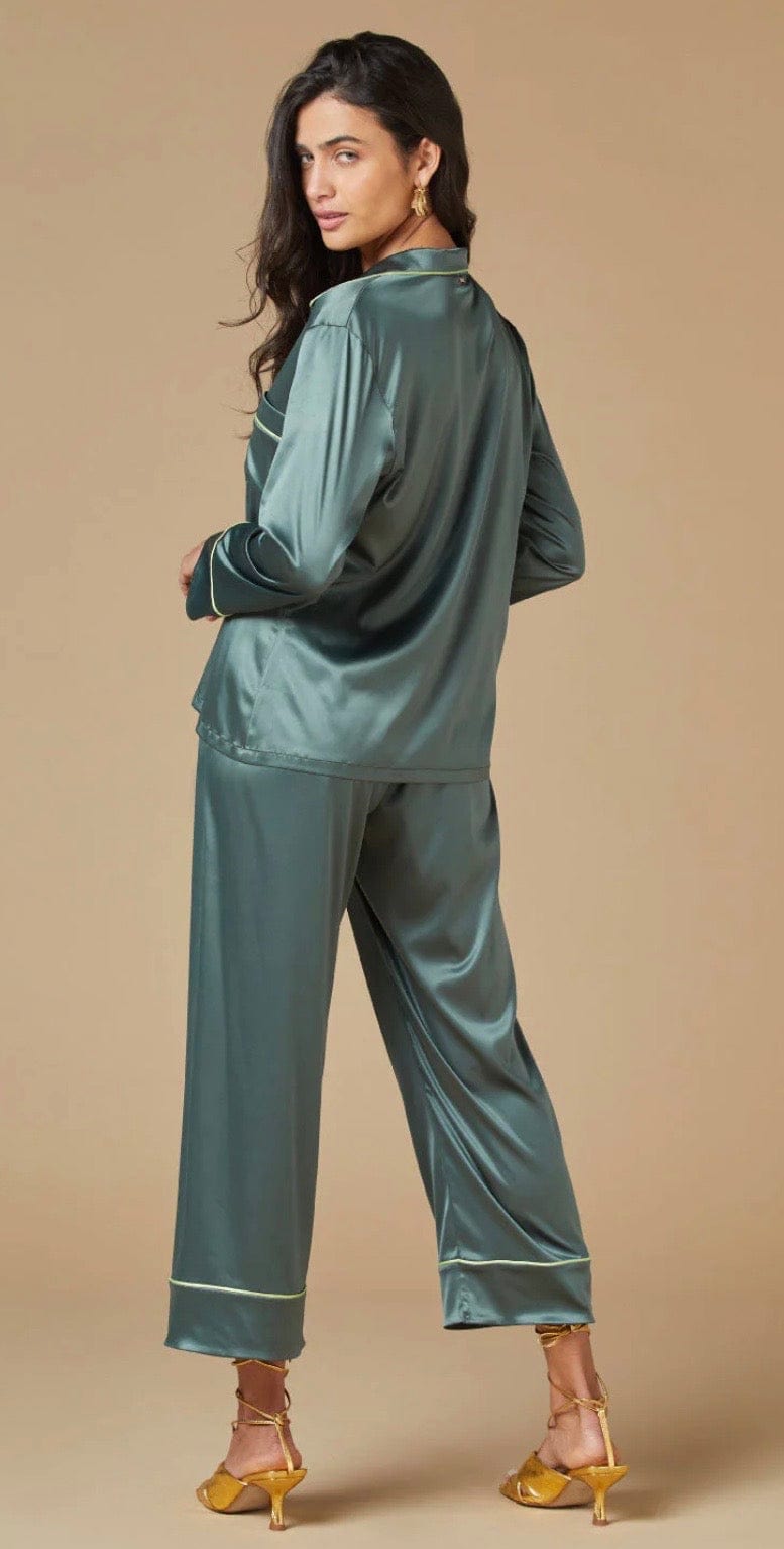 Samantha Chang Home Apparel Full Length Lace Waist Pant – Art of Intimates