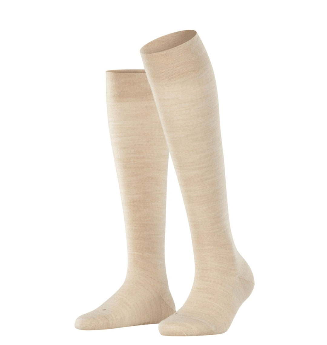 Falke knee high socks Linen Mel. / 39-42 (8-10.5) Falke Sensitive Berlin Women Knee-High Socks