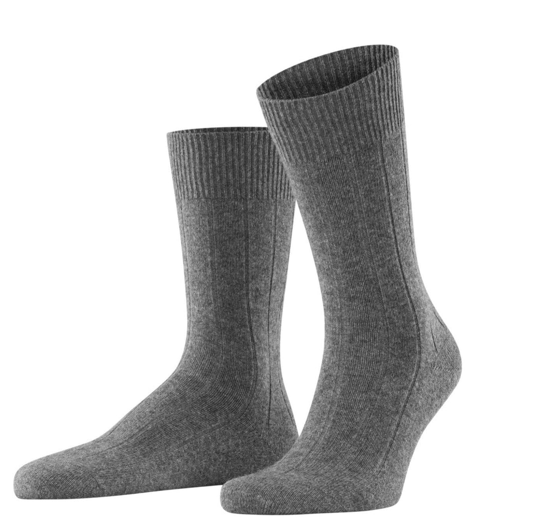 Falke mens socks Light Grey Mel. / 43-46 Falke Lhasa Men's Rib Sock