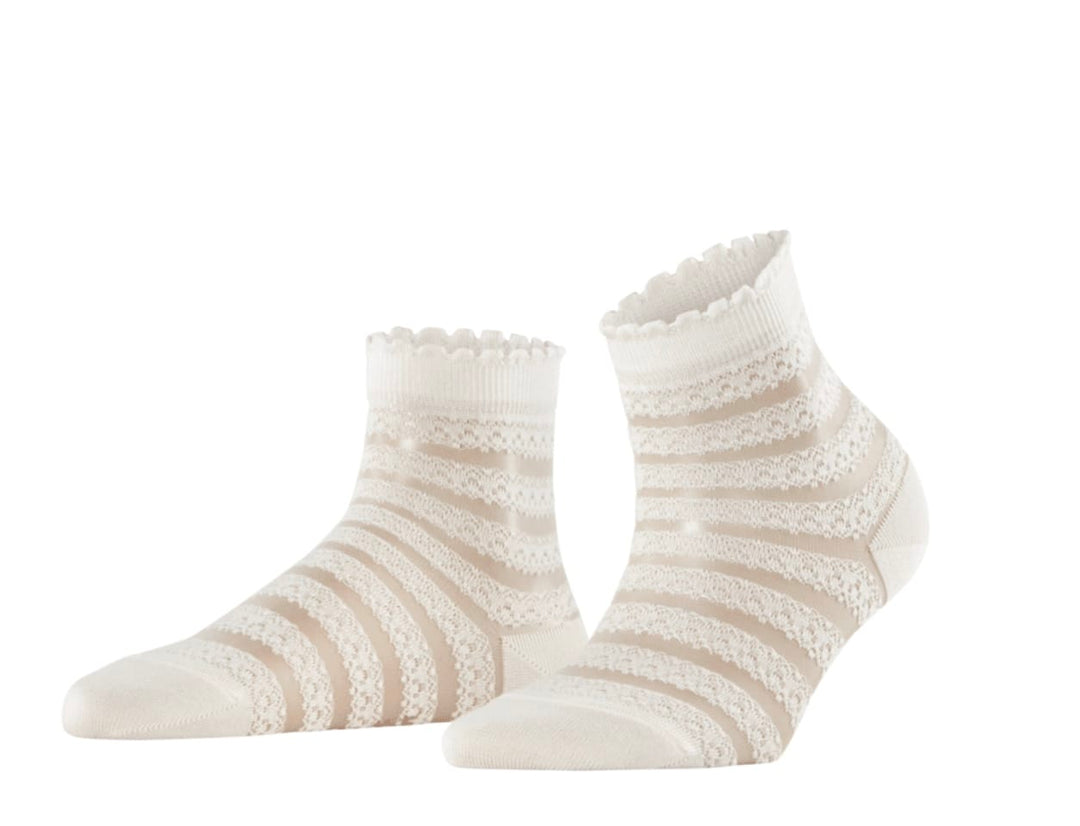 Falke Socks Off White / 6.5-7.5 Falke Border Lace Women Sock
