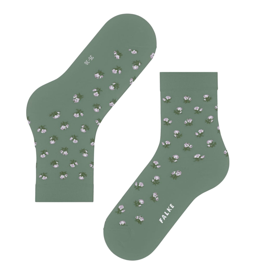 Falke Socks Sage / 5-7.5 Falke Cotton Touch Special Edition Floral Sock