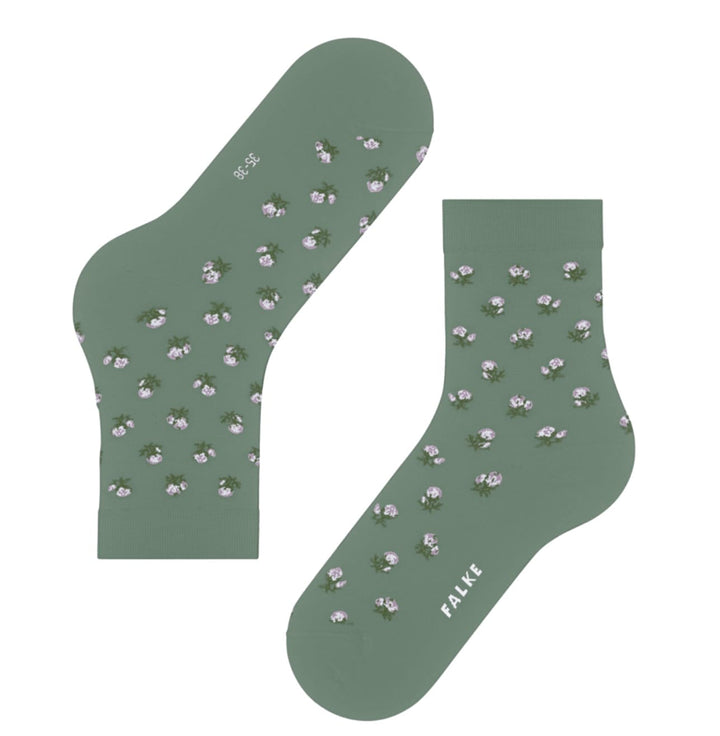 Falke Socks Sage / 5-7.5 Falke Cotton Touch Special Edition Floral Sock