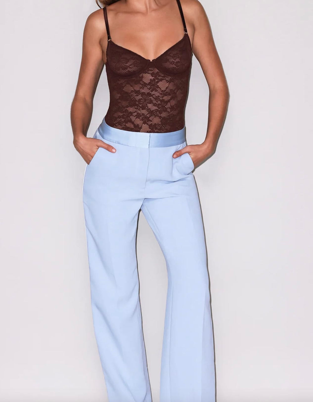 Fleur du Mal Le Stretch Lace Bodysuit - Art of Intimates