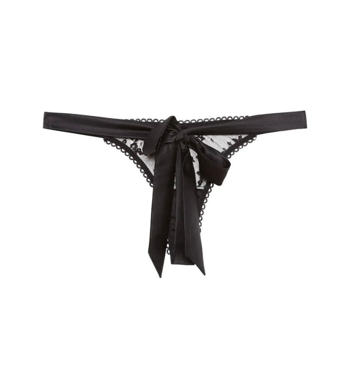 Fleur du Mal thong Black / 2/S Fleur du Mal Untie Me Thong