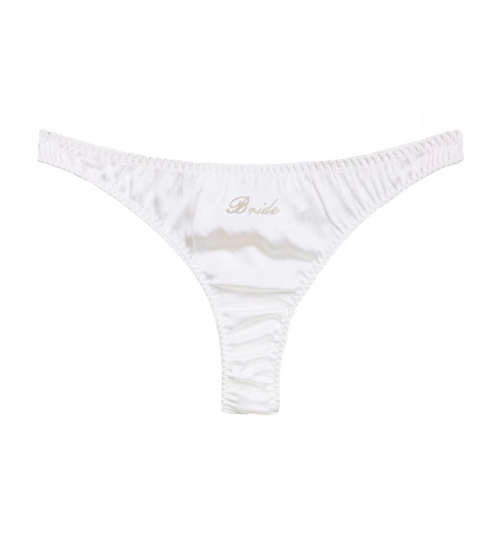 Fleur du Mal thong Ivory / S (2) Fleur du Mal Bridal Luxe Thong