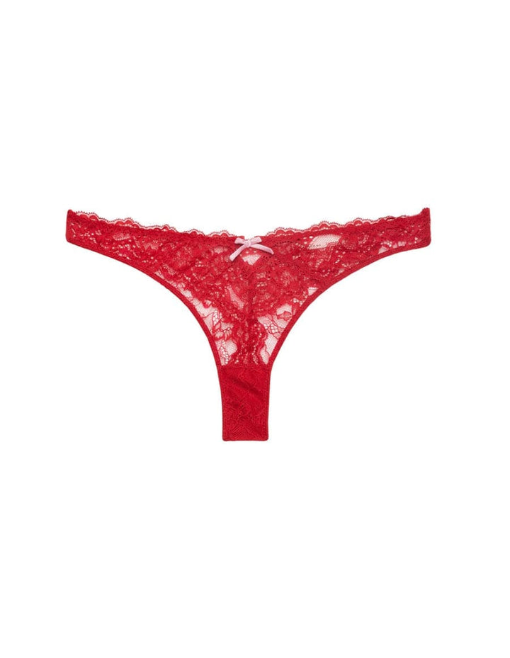 Fleur du Mal thong Rouge / S (2) Fleur du Mal Bianca Lace Thong