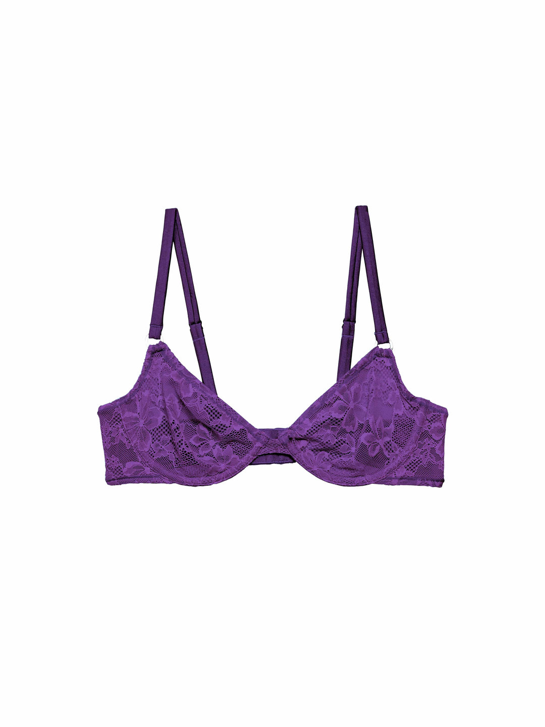 Fleur du Mal underwire bra Fleur du Mal Le Stretch Lace Demi Bra