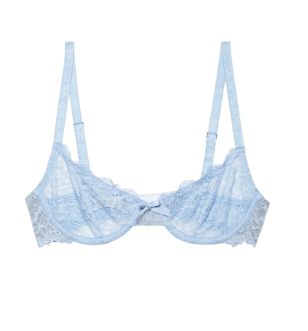 Fleur du Mal underwire bra Forget Me Not / 32C Fleur du Mal Bianca Lace Bra- PREORDER