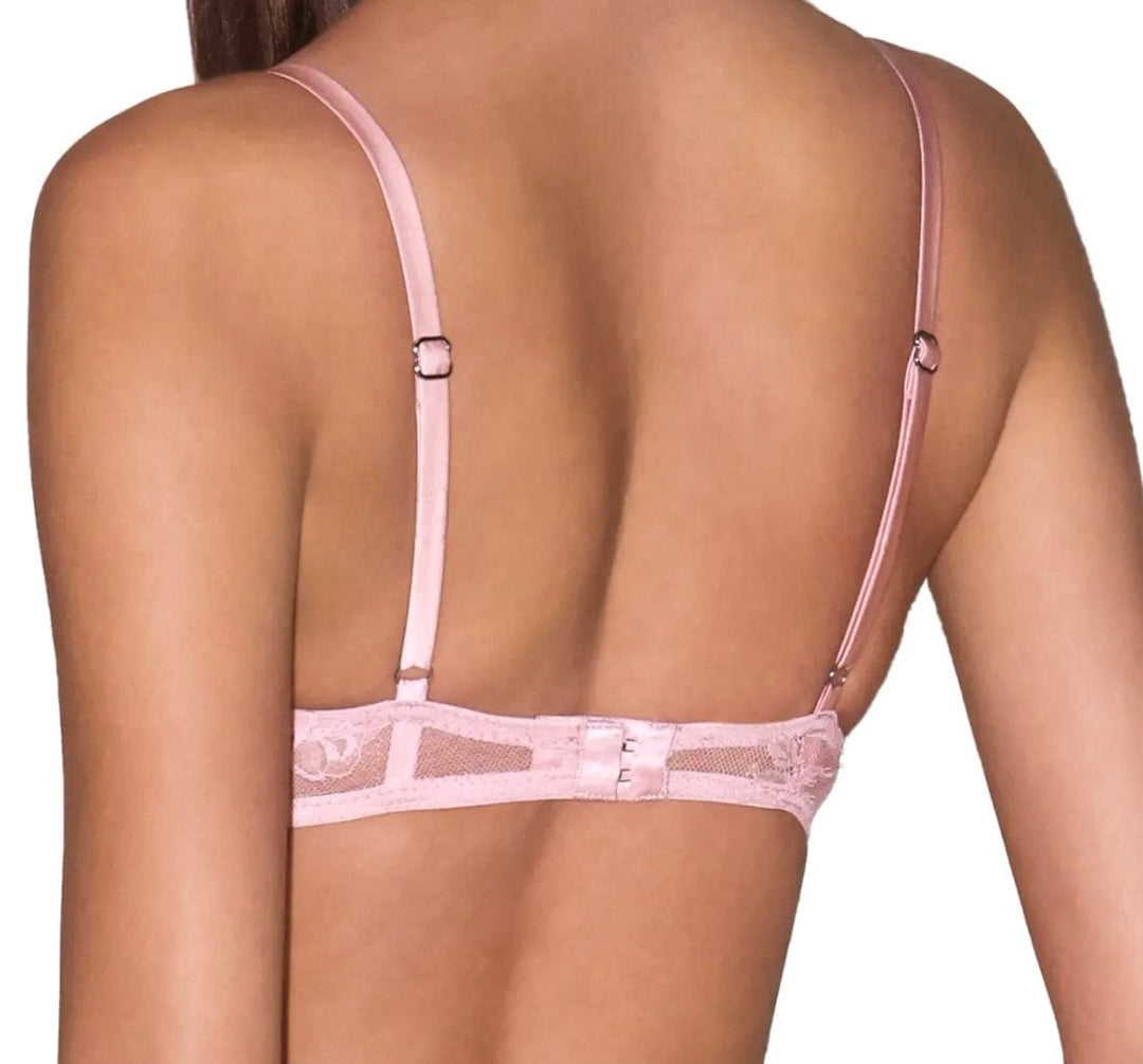 Fleur du Mal underwire bras Fleur du Mal Bouquet Lace Scooped Balconette Bra