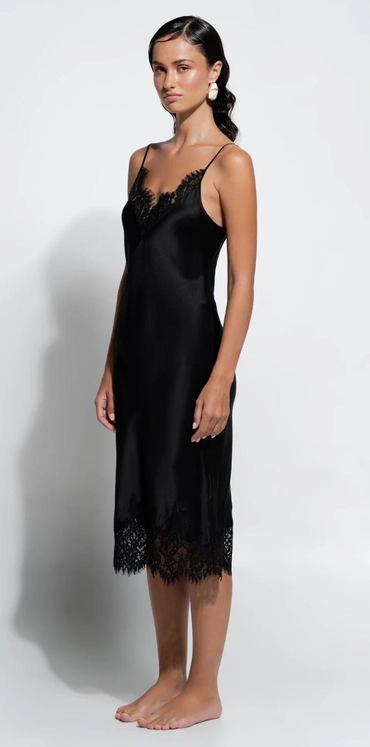 Ginia Nightgowns Ginia Iris Midi Slip