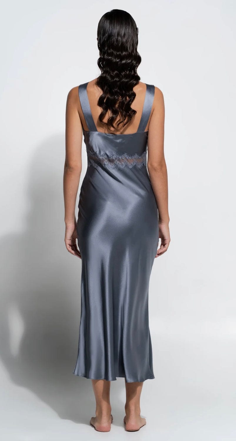 ginia silk dress Ginia Silk Maxi Dress (Eclipse) by Ginia