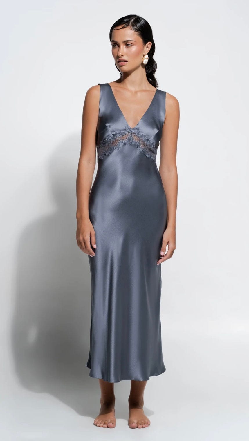 Ginia slip Titanium / XS Ginia Silk Slip