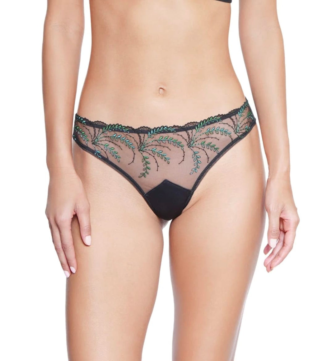 Huit thong Huit Celeste Swiss Embroidered Tanga