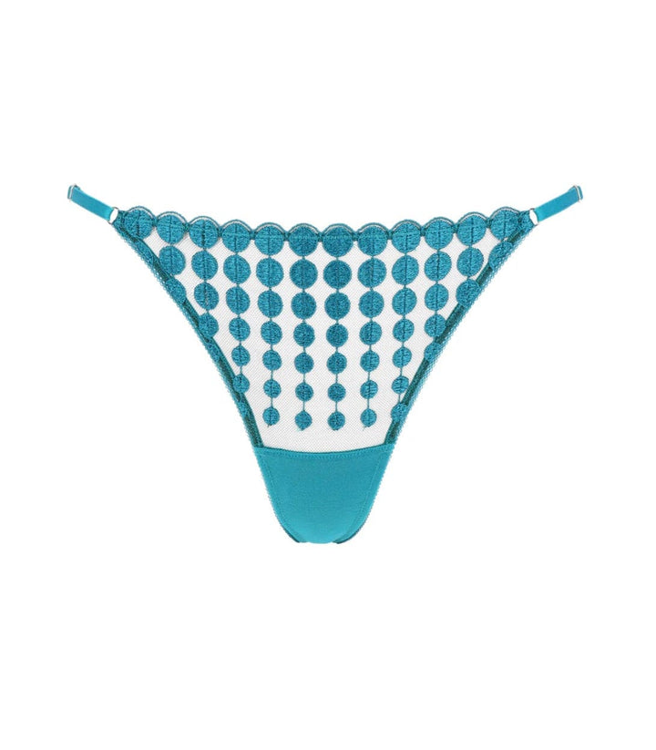 Huit thong Turquoise / S Huit Deco Dots String Thong
