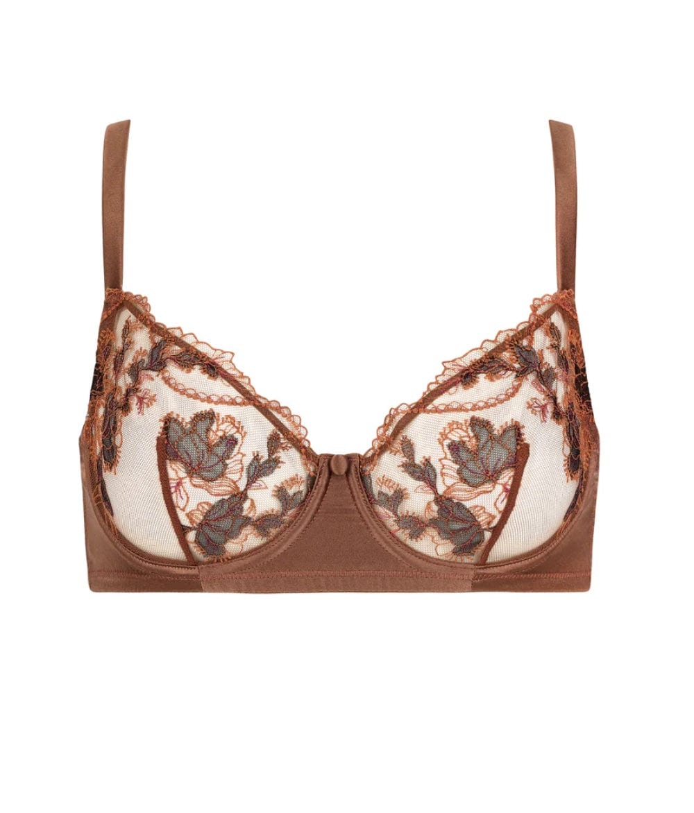 Huit underwire bra Brown / 32C Huit Prestige Poeme Underwire Bra