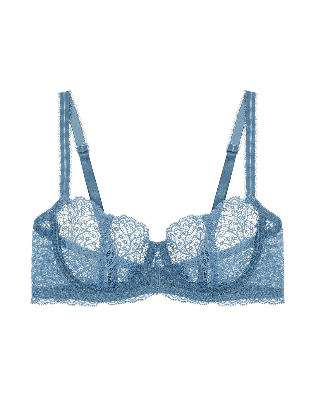 Journelle underwire bras Parisian Blue / 36B Journelle Allegra Balconette Bra