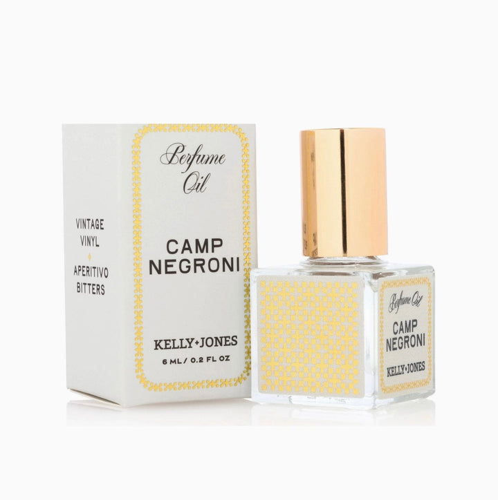 Kelly + Jones Fragrance Oil 0.2 fl. oz./ 6 ml. Kelly + Jones Camp Negroni Perfume Oil